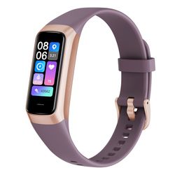 Slankt og stilfuldt smartwatch med sundhedsovervågning og tilpasning Purple