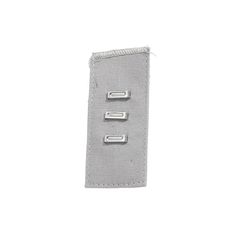 Midjeforlenger med spenne, buksehake-type (5 stk) Grey
