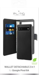 Google Pixel 6a wallet, detachable, black
