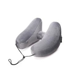 AIR Uppblåsbar Nackkudde - Resekudde Gray