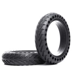 8.5 Tommers Honeycomb Solid Dekk Kompatibelt med Xiaomi M365 Elektrisk Sparkesykkel - Punkteringssikker & Støtdempende 2-pack