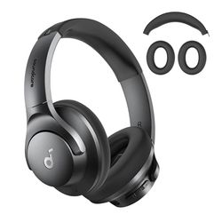 Udskiftningsørepolstring til Anker Soundcore Q20I Hovedtelefoner Black