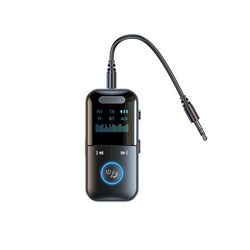 GT69 Bluetooth 5.4 ljudadapter - 2-i-1 sändare och mottagare med 3,5mm AUX, tvåkanals stereo, Type-C uppladdningsbar, 10m räckvidd, handsfree-samtal
