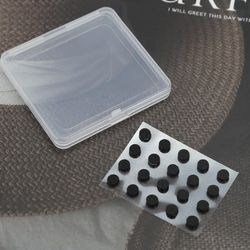 Svart svamp lysblokkerende klistremerker for briller, kompatibelt med Meta og Ray-Ban, selvklebende personverndeksler, 20 stk