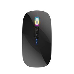 Trådløs mus - Genopladelig Tri-Mode Black