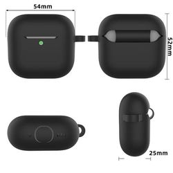 AirPods-etui med nøglering og tilbehør Black AirPods 4