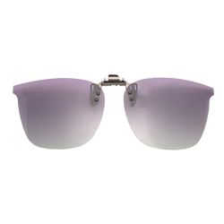 Polariserte Clip-on Solbriller - for Kjøring & Utendørs Pink+grey