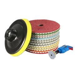 4 tommers diamantslipeskiver 10-pakning