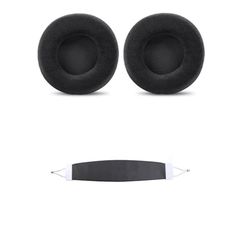Ørepuder og hovedbøjleudskiftning til SteelSeries Siberia V1, V2, V3 Prism Black