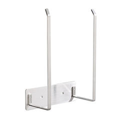 Veggmontert kopplokkholder - Organizer i rustfritt stål Silver