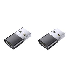 2-pakning Type C til USB-adapter (minimalistisk design)