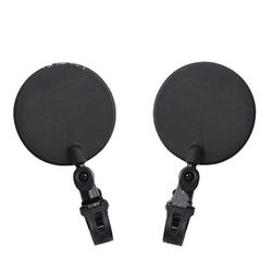 Justerbare bakspeil for sykler - 2 stk Black