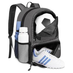 Jalkapalloreppu pallotaskulla Grey