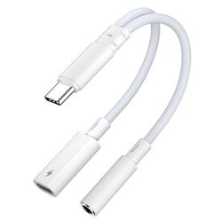 AA10-B2P15 USB-C til 3,5 mm adapter med PD-lading