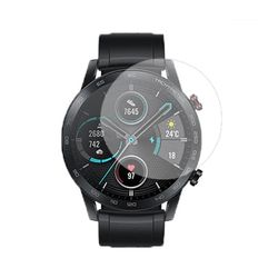 35 mm rundt højalumina hærdet glas skærmbeskytter til smartwatches (2-pak), kompatibel med forskellige smartwatch-modeller