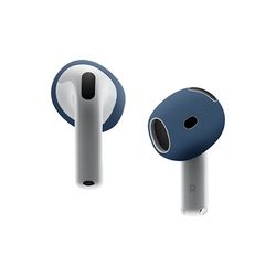 Silikon Öronproppar för compatible with AirPods 4 - 2 Par, Transparenta, Förbättrad Komfort och Passform Blue
