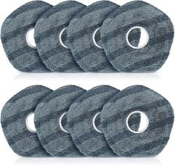 Moppklutsett kompatibelt med Eufy X10 Pro Omni/X9 Pro - mikrofiber for effektiv gulvrengjøring i hjemmet, maskinvaskbar og gjenbrukbar 8-pk