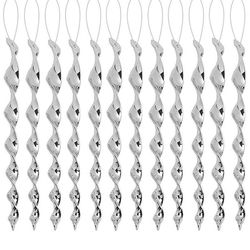 Spiralreflekterende fugleskremsel 10-pakning Silver 30 cm