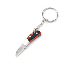 Mini Camouflage Taskuveitsi - Ruostumattomasta teräksestä valmistettu kokoontaitettava avaimenperäveitsi