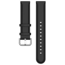22 mm klokkerem i skinn for CMF BY NOTHING Watch Pro Black
