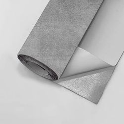Selvklebende Semsket Repareringslapp - Premium Fløyel Polstringsteip for Bilinteriør Restaurering Grey