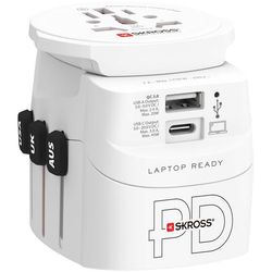 World Travel Adapter PRO Light USB AC45PD World PD 45W jordet