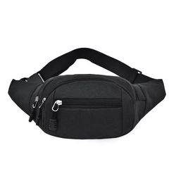 Taljetaske med flere rum Sort Black 1-pack
