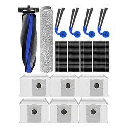 Tilbehørssett for robotstøvsuger – kompatibel med Ecovacs Deebot T90 Pro, hovedbørster, sidebørster, HEPA-filtre, støvposer