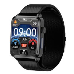 Smartwatch med blodsyre- och blodtrycksmätare Black