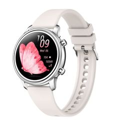 Smartwatch med fitnesstracker og avanceret sundhedsovervågning Silver