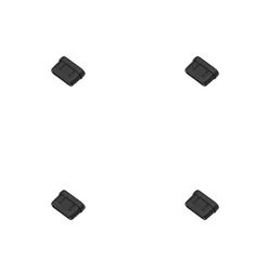 Type-C-pölysuojaimet, 4 kpl Black