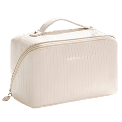 Rummelig toilet-/sminketaske Beige