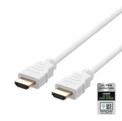 ULTRA High Speed HDMI-cable, 48Gbps, 1m, white