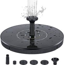 Vannfontene solcelledrevet 18 cm med hvite lysdioder