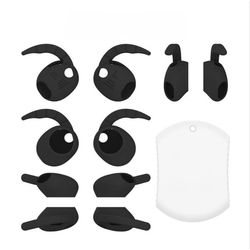 silikonöronproppar med dragflik kompatibelt med Samsung Galaxy Buds 4 (2026) Bluetooth-lurar, skydd och säker passform för pendling och träning Black