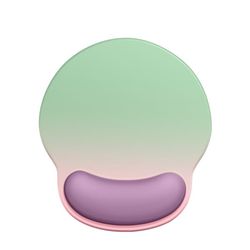Ergonomisk musematte med håndleddstøtte - Gradient grønn