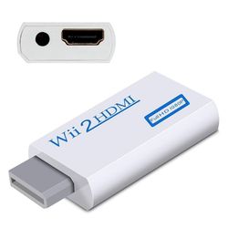 Nintendo Wii til HDMI-adapter - fuld HD 1080p White
