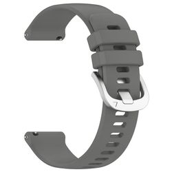 18mm Silikonarmband, Huawei Watch GT 4 41mm, Garmin Venu 3S, LG Watch Gray