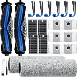 Udskiftningssæt Kompatibelt med Ecovacs X9 Pro Omni Robotstøvsuger - Optimal Rengøring og Luftrensning