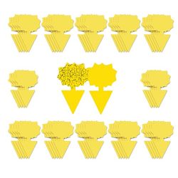Sticky fælde til skadedyr på stueplanter 60-pak Yellow