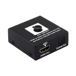 4K HDMI til HDMI ARC Lyduttrekkeradapter med CEC-støtte