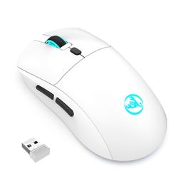 Trådløs mus - Genopladelig 2.4G White