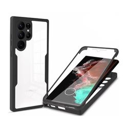 360° TPU-Fodral för Samsung Black Samsung Galaxy S21 Ultra