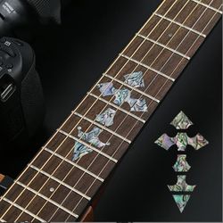 Gitar Innlegg Klistremerker - Gitarhals Markører for Akustiske og Elektriske Gitarer Model 9