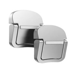 2 kpl:n pakkaus minimetallisia kannettavan tietokoneen telineitä Silver