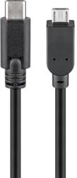 USB 2.0-kabel (USB-Câ„¢ til micro-B 2.0), svart
