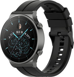 Huawei Watch GT2 Pro klokkereim i sort silikon Black