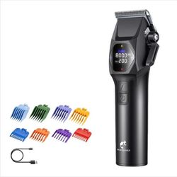 Professionel Pet Clipper med Smart Display og Justerbar Hastighed til Store Hunde