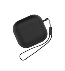 Silikoninen suojakotelo Apple AirPods 4:lle Black