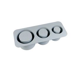 Isform for Stanley-krus av silikon Grey